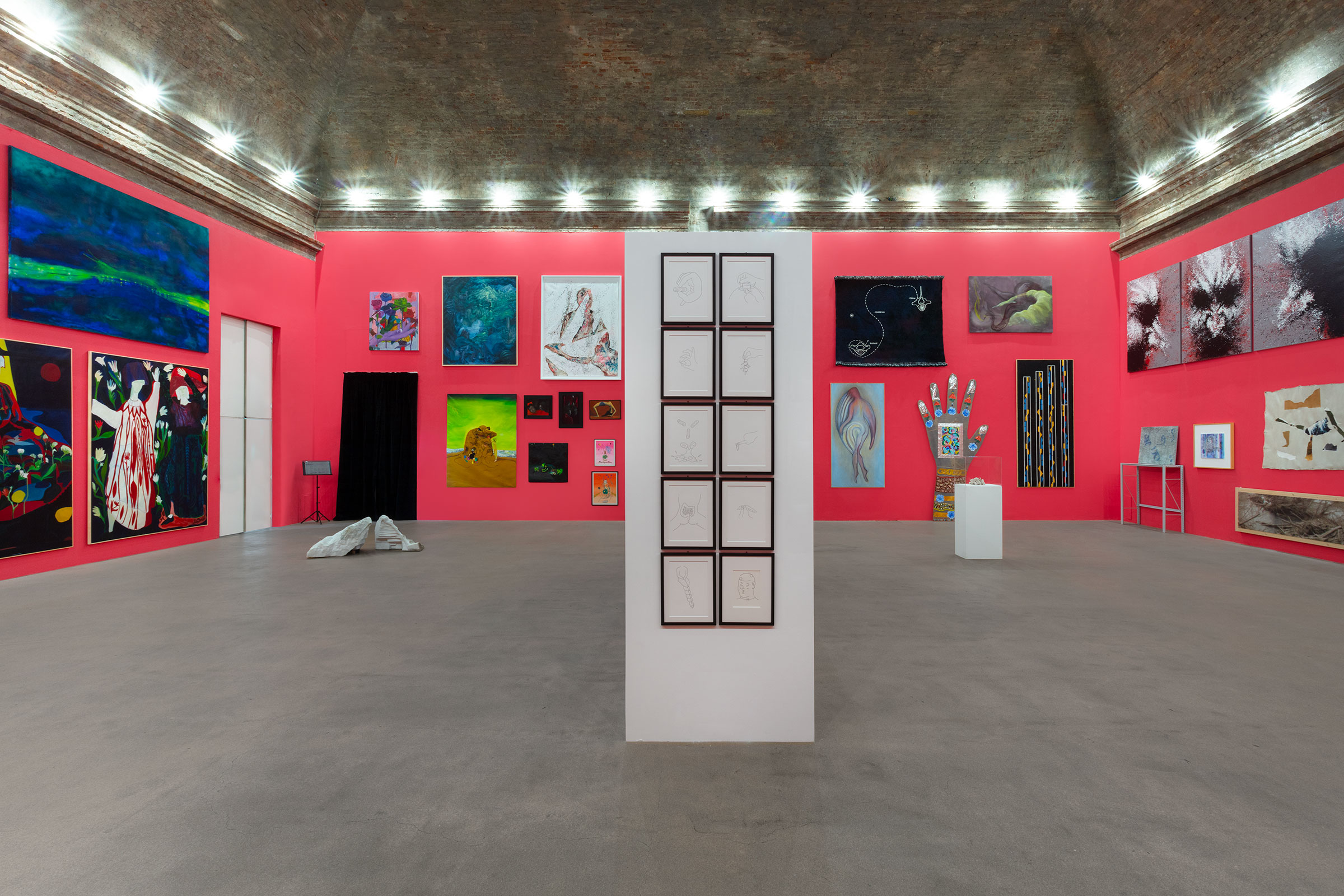 u0022Sensing Painting. Opere dalla Collezione du0027arte della Fondazione CRC / Sensing Painting. Works from the Collection of Fondazione CRCu0022, veduta espositiva